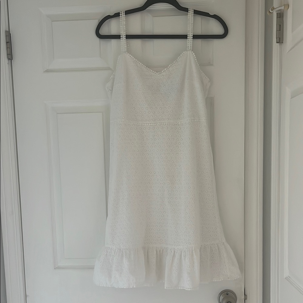 Draper James White Eyelet Dress
